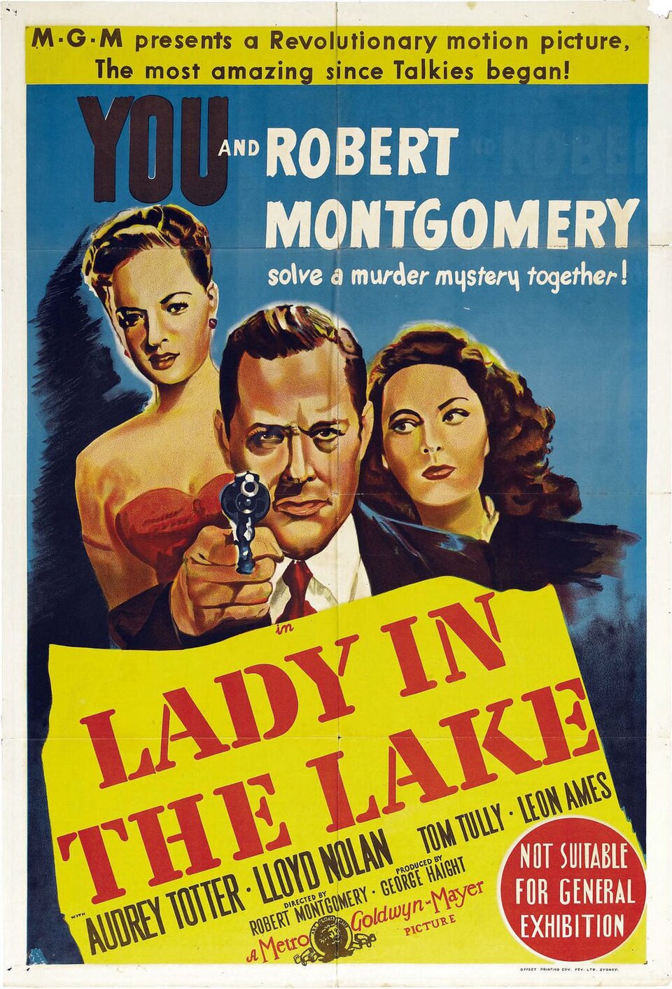 Lady in the Lake film poster.