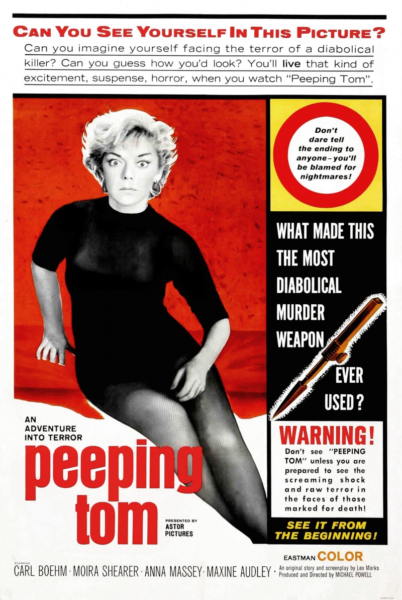 Peeping Tom film poster.